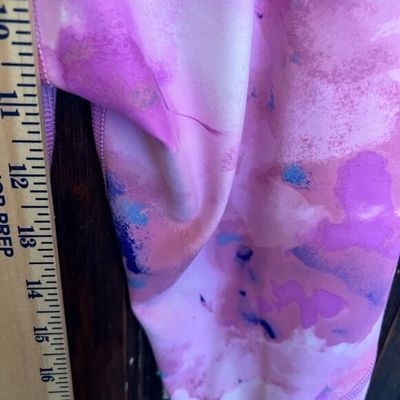 Girls Old Navy Power-soft tie dyed splatter leggings size XL 13-16 - Picture 4 of 8